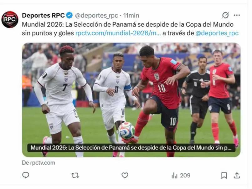 Vergüenza canalera: lo que dicen los medios tras eliminación de Panamá en el Mundial 2026