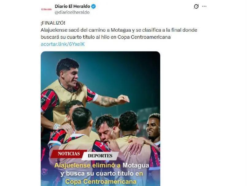 Concacaf no respeta a Honduras: Reproches de eliminación de Motagua por Alajuelense