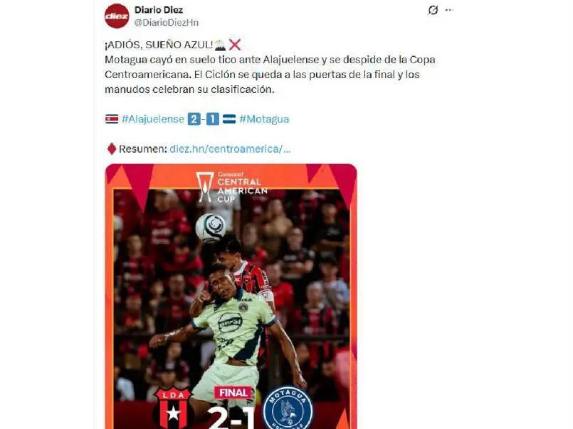 Concacaf no respeta a Honduras: Reproches de eliminación de Motagua por Alajuelense