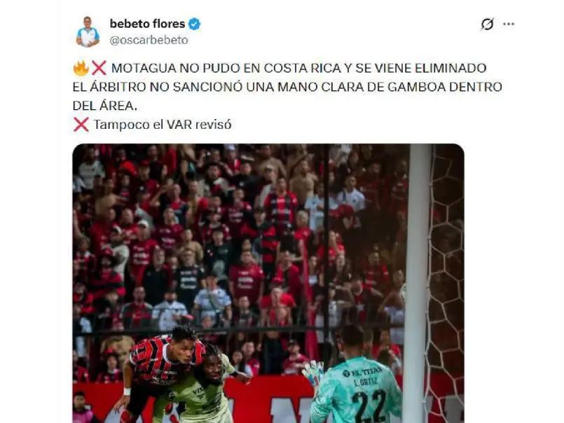 Concacaf no respeta a Honduras: Reproches de eliminación de Motagua por Alajuelense