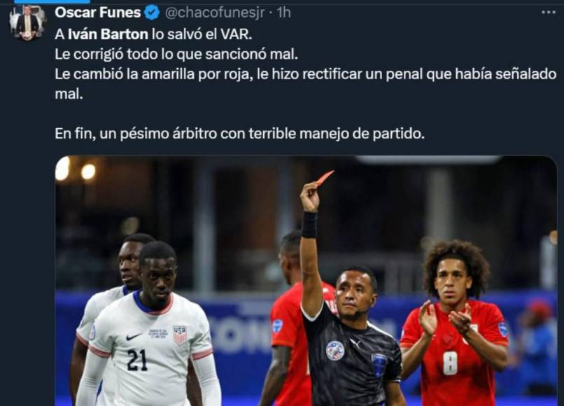 Atacan a Iván Barton tras triunfo de Panamá a USA: “Además de malo es un sinvergüenza”