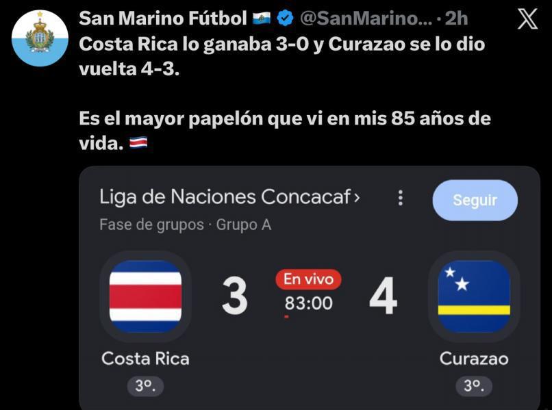 Burlas a Costa Rica: Lo que dicen los medios luego de la dura derrota en casa ante Curazao