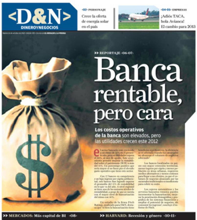 Banca, rentable pero cara