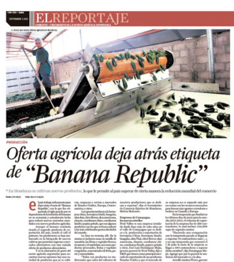 No más 'Banana Republic'