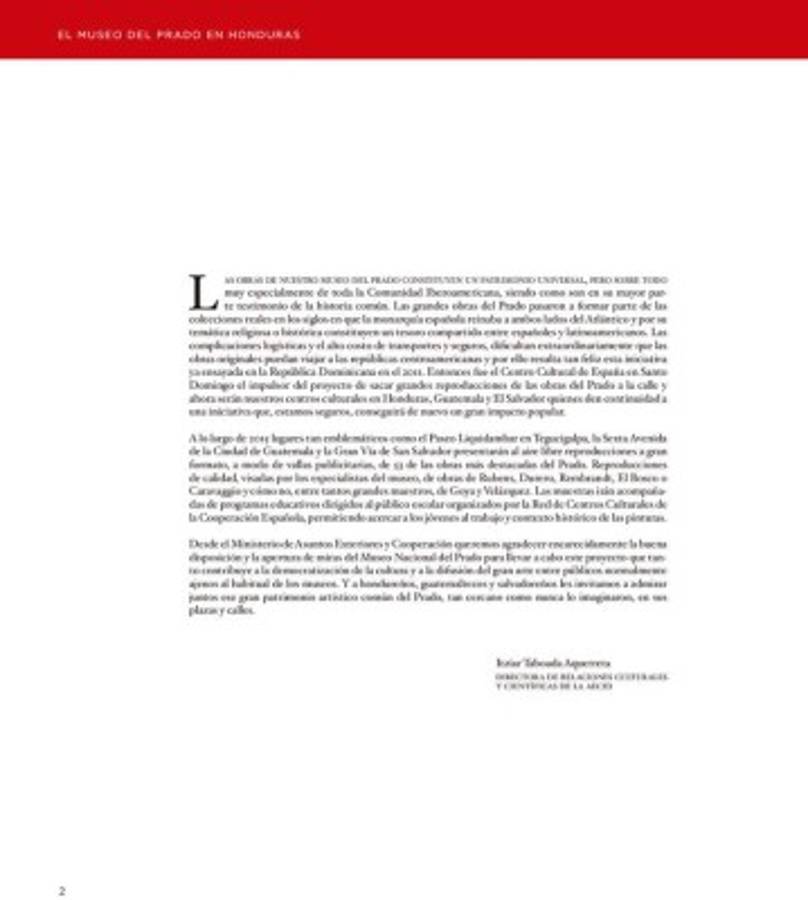 El Museo del Prado en Honduras