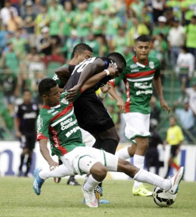 Jairo Puerto le dio el triunfo a Marathón ante Olimpia