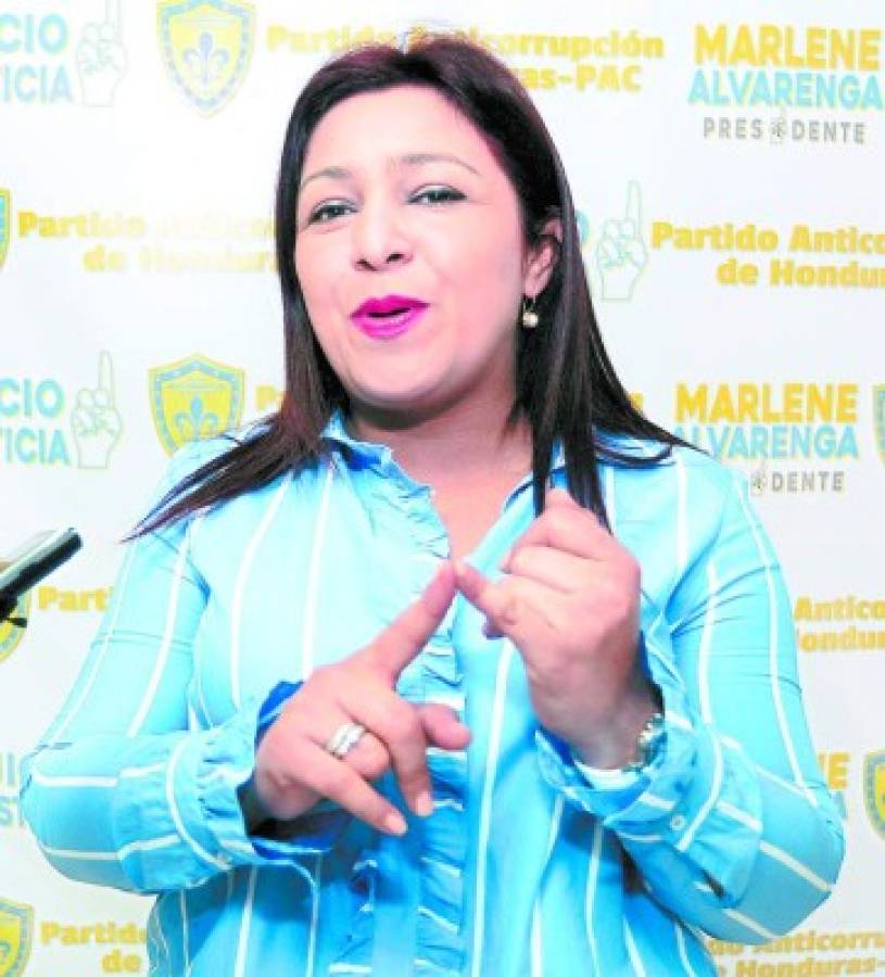 Marlene Alvarenga: El Partido Anticorrupción no va a aceptar ni locos ni locas