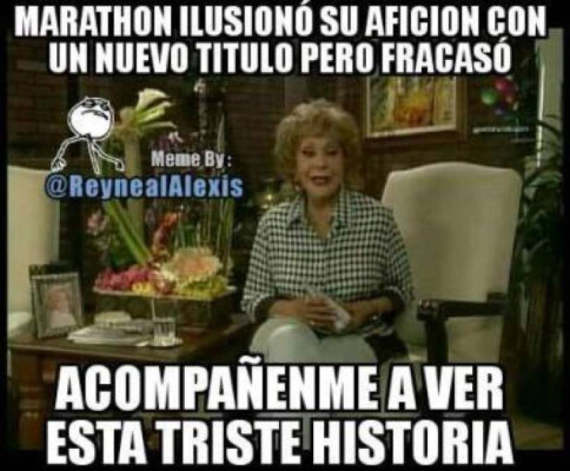 Marathón se pierde la gran final y graciosos memes inundan las redes