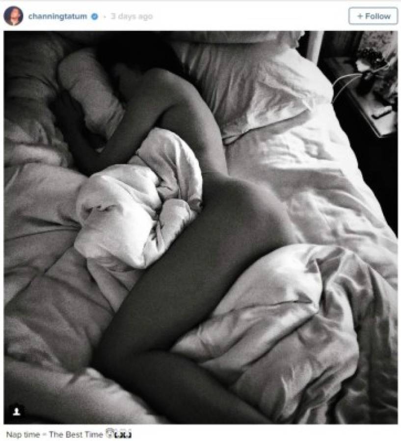 'La hora de la siesta = La mejor hora', escribió junto a la sugerente imagen. Foto Instagram.