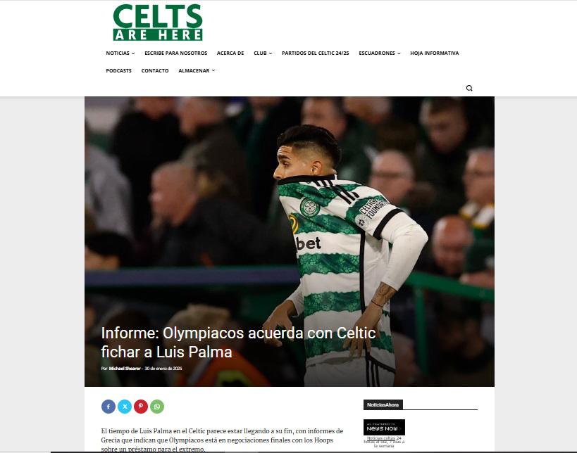 Luis Palma al Olympiacos: Lo que dicen del hondureño en Escocia y Grecia sobre el fichaje