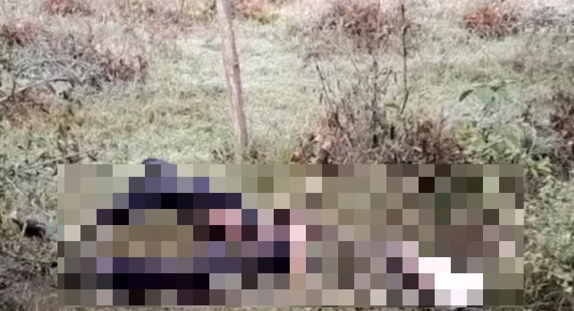 Hallan carbonizado el cadáver de un hombre en Choluteca