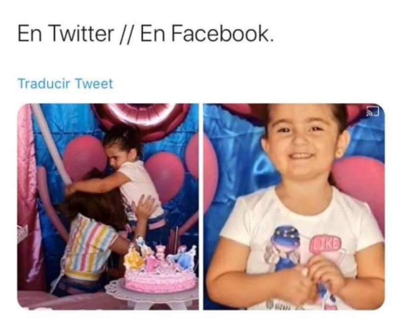 Los memes que dejó la pelea de unas hermanas por soplar las velas