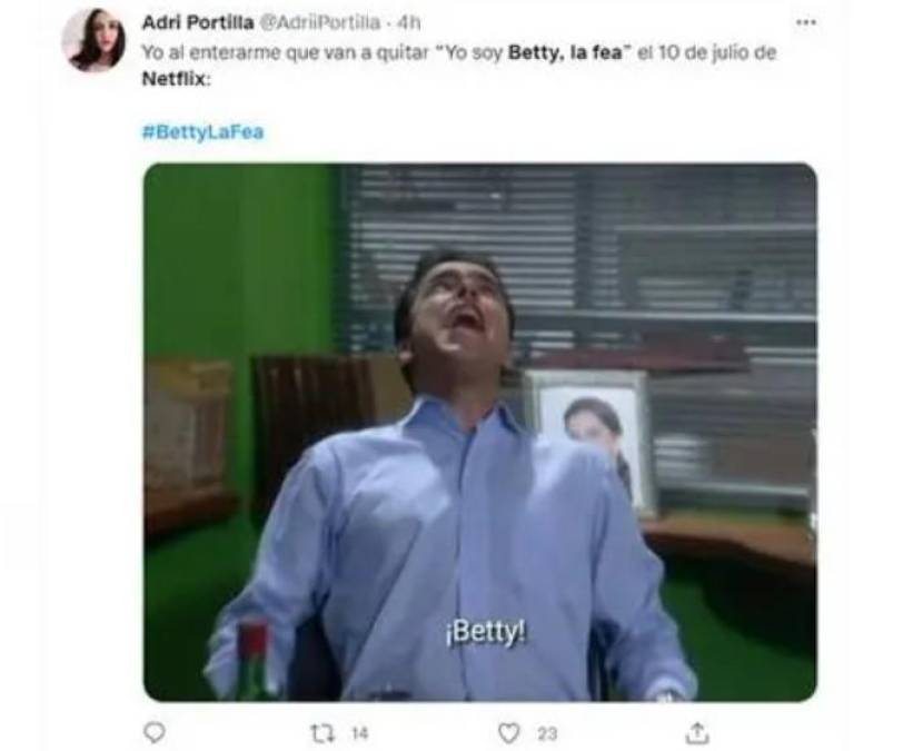 “Yo soy Betty, la fea” salió del catálogo de Netflix y las redes estallan con memes