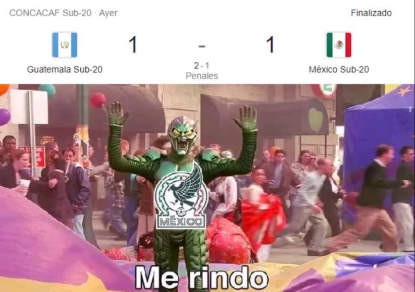 Imperdibles memes de la derrota de México ante Guatemala