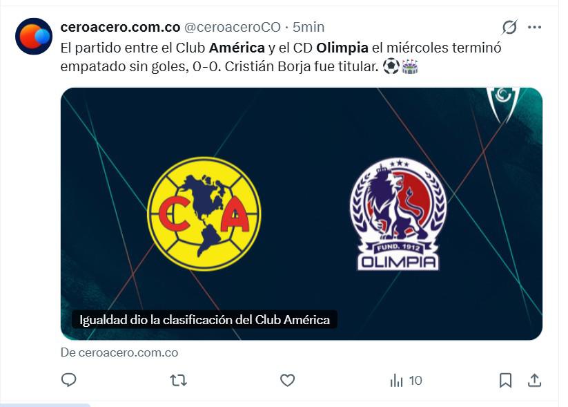 De panzazo: Lo que dicen los medios de México luego de que América eliminara a Olimpia
