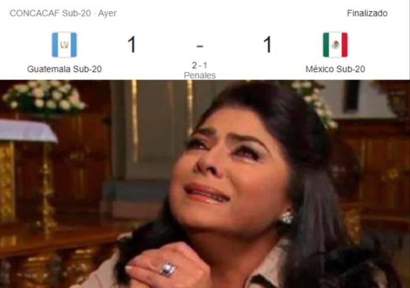 Imperdibles memes de la derrota de México ante Guatemala