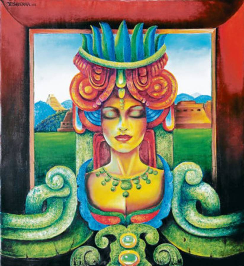 Los mayas inspiran obras de pintores hondureños