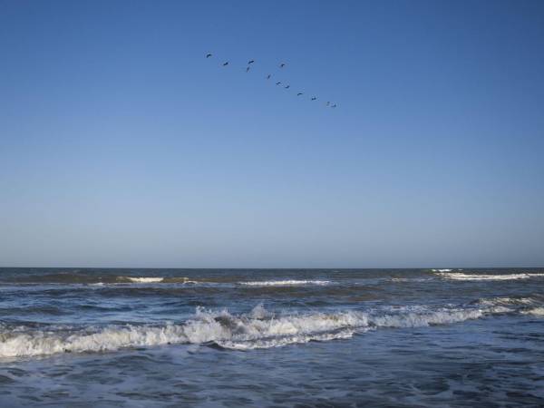El Golfo de México se conoce con ese nombre desde hace cientos de años. Una playa en el condado de Cameron, Texas.