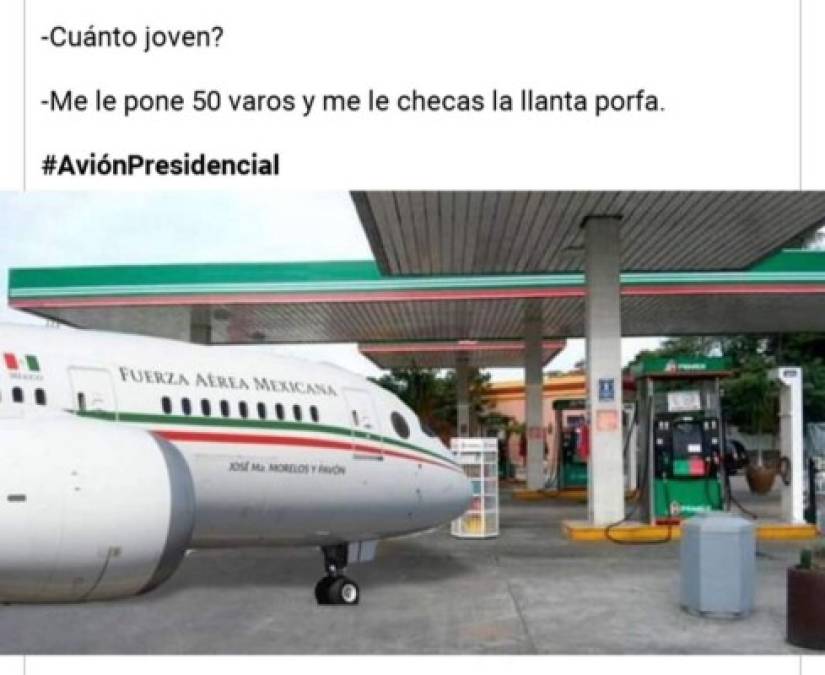 Los mejores memes por la rifa del avión presidencial de México