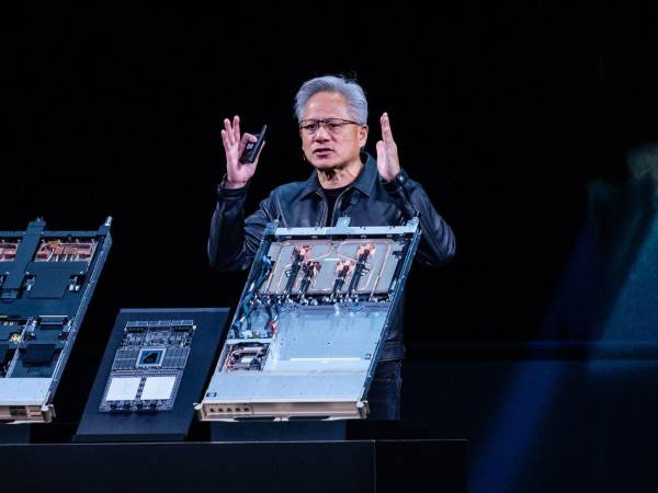 Jensen Huang, CEO de Nvidia. Algunos dicen que tratos circulares entre tecnológicas inflan artificialmente su valor.