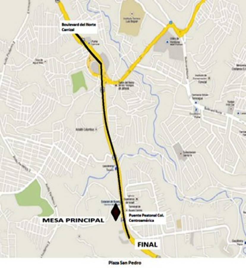 Estas son las rutas de desfiles para Prebásica y Básica