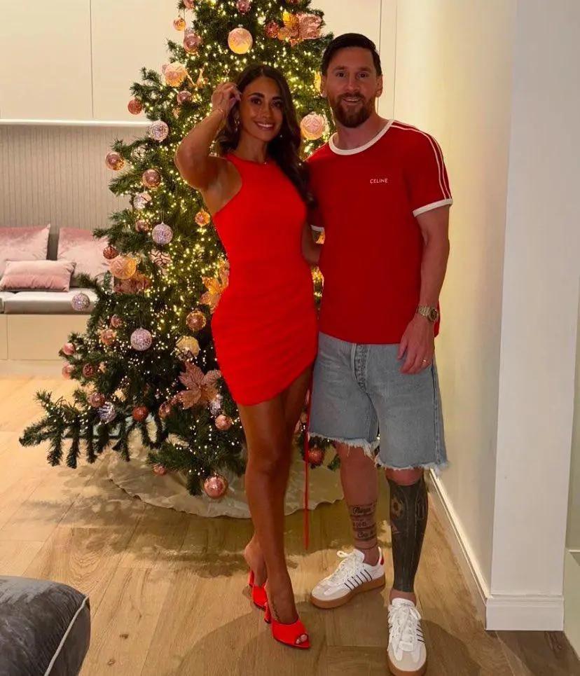 Así pasaron la Navidad los grandes futbolistas ¿Y Messi?