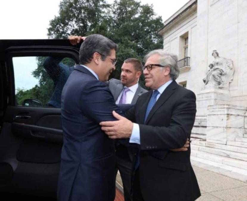 FOTOS: Así fue la reunión del presidente Hernández en Washington