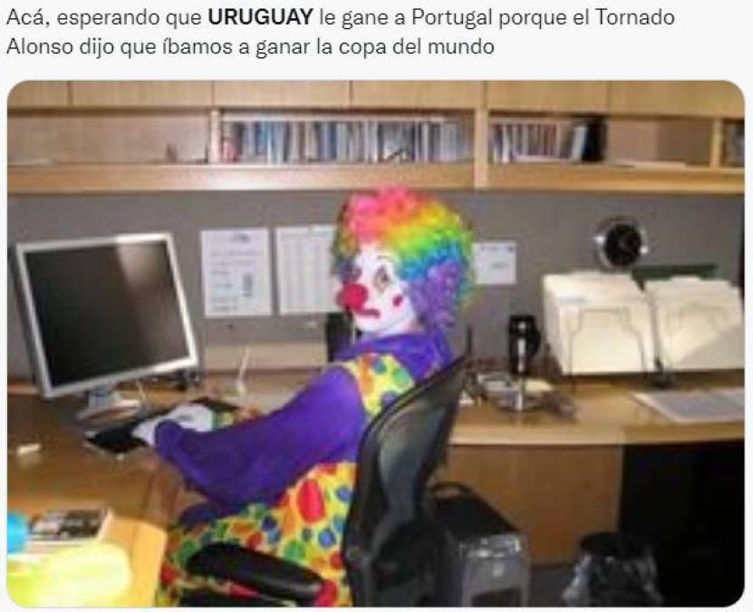 Los divertidos memes que dejó el triunfo de Portugal 2-0 sobre Uruguay