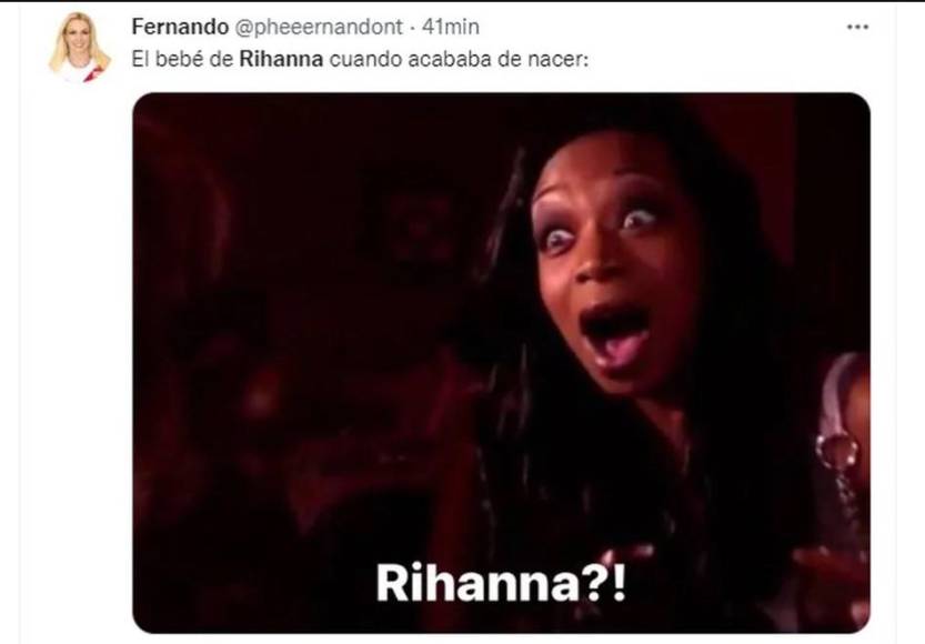 Las redes explotan con memes por el primogénito de Rihanna