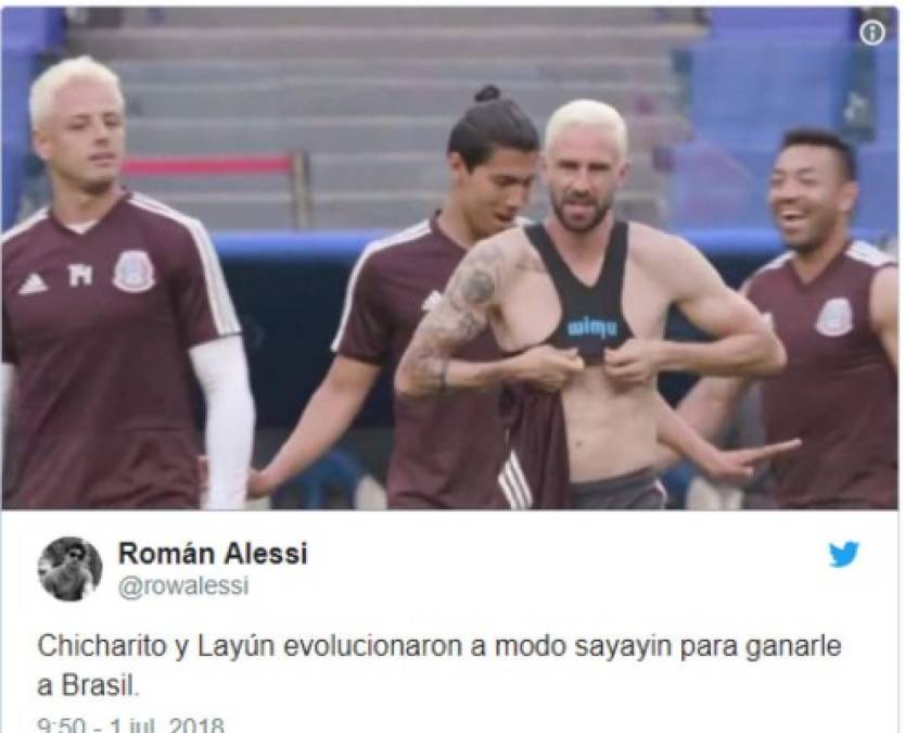 Los memes del nuevo look del Chicharito Hernández para duelo entre México vs Brasil en Rusia 2018