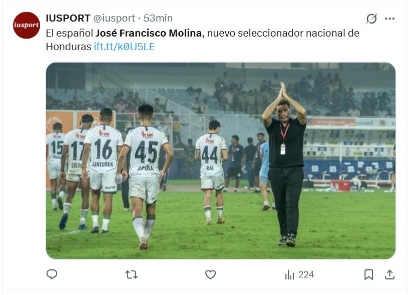 Lo que dicen los medios internaciones sobre contración de José Molina por Honduras