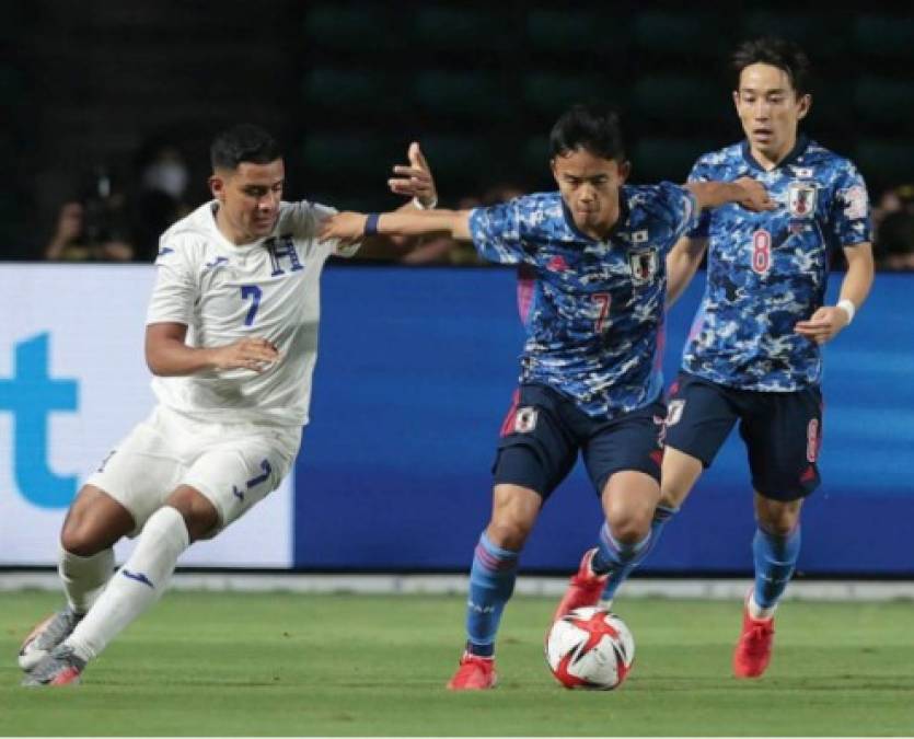 Las imágenes de la derrota de Honduras ante Japón previo a los Juegos Olímpicos