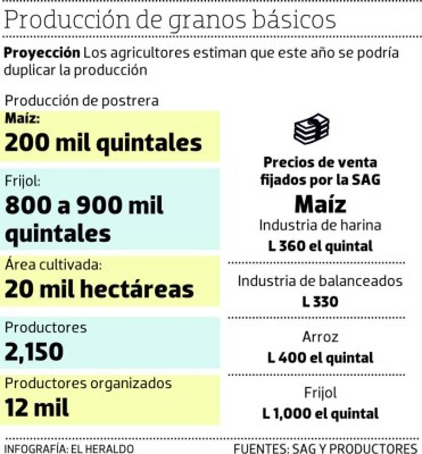 Productores de El Paraíso tienen garantizada venta de granos