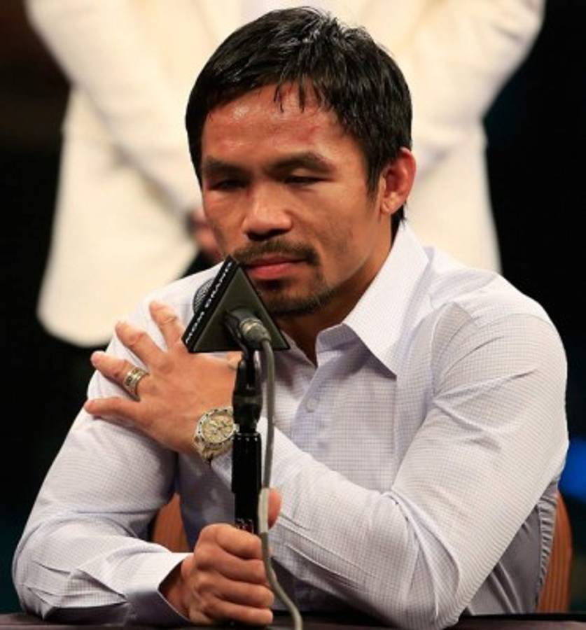 Pacquiao dice que lesión en el hombro le afectó en la pelea