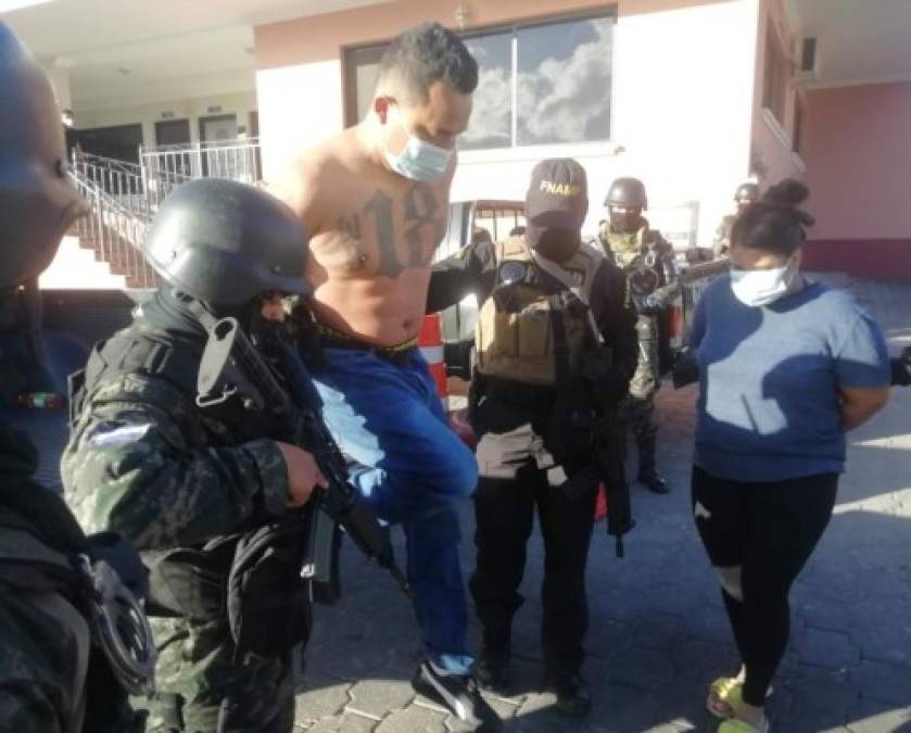 Así fue la captura de 'El Terror' y 'La Gorda', peligrosos miembros de la pandilla 18