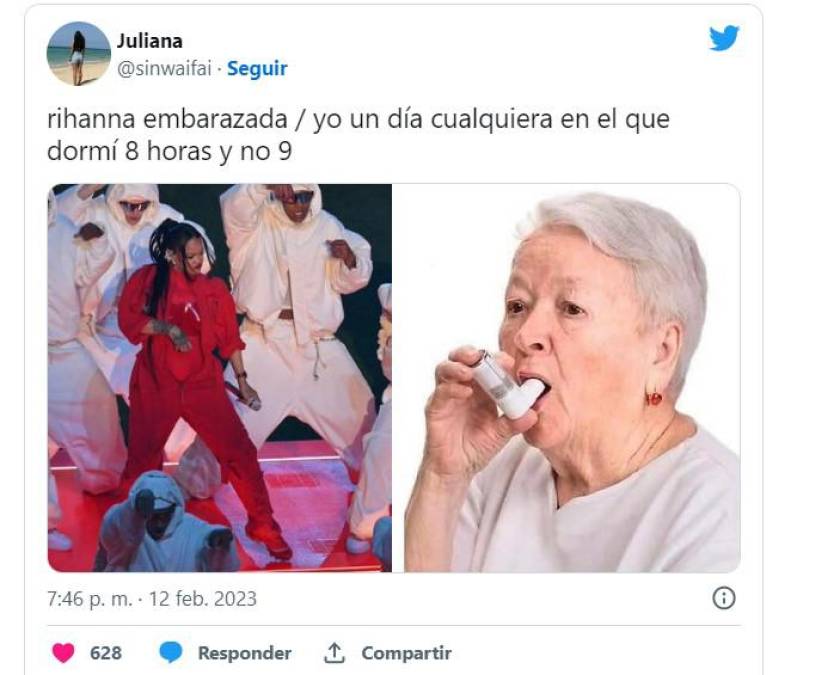 Los mejores memes que dejó el embarazo de Rihanna en el Super Bowl