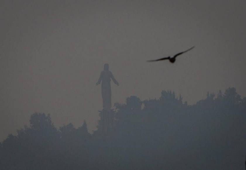 Así luce Tegucigalpa este martes en espera de las lluvias