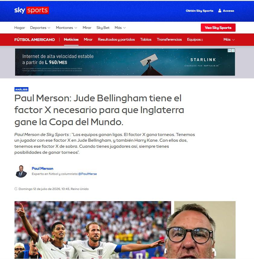 Lo que dicen en Inglaterra al confirmarse semifinal ante la Argentina de Messi