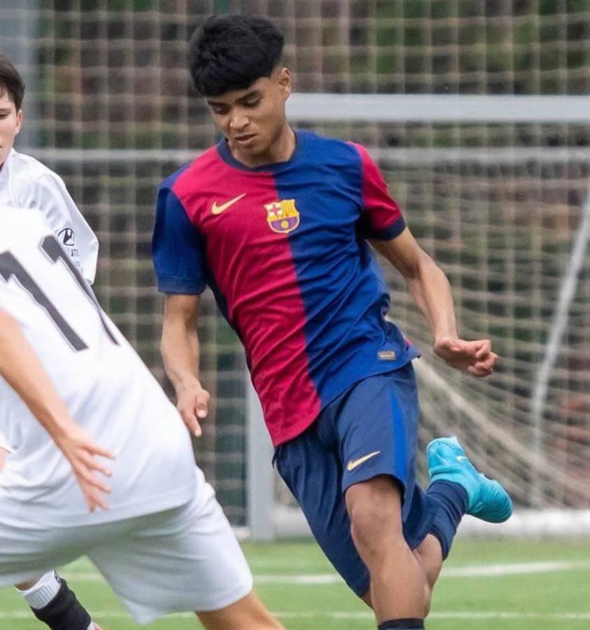 El futbolista del FC Barcelona que podría ser mundialista con Honduras en Qatar