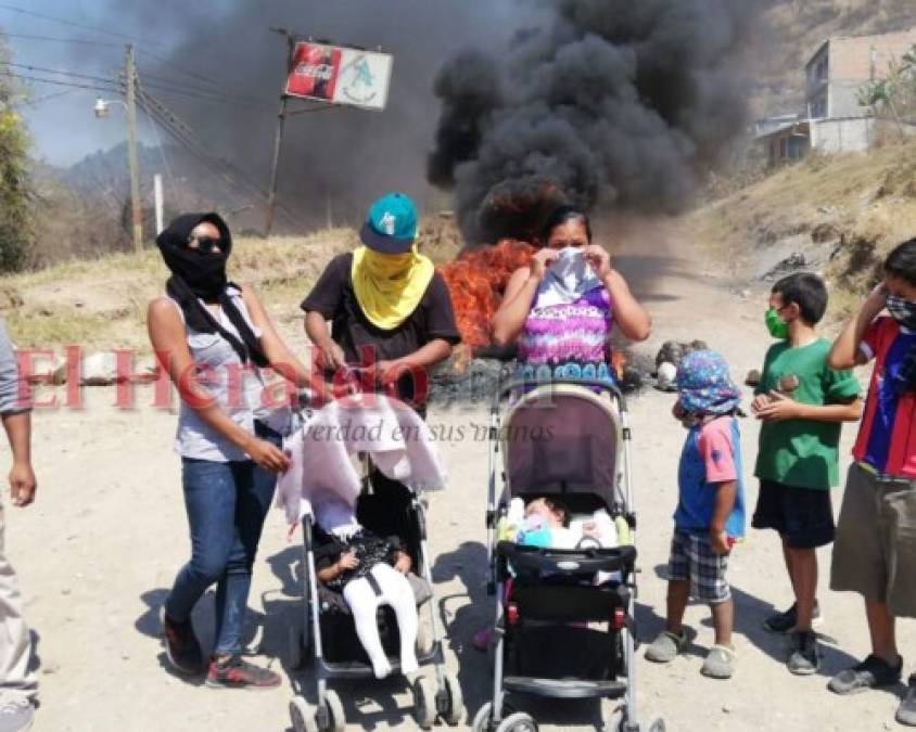 FOTOS: Falta de alimentos deja más protestas durante cuarentena