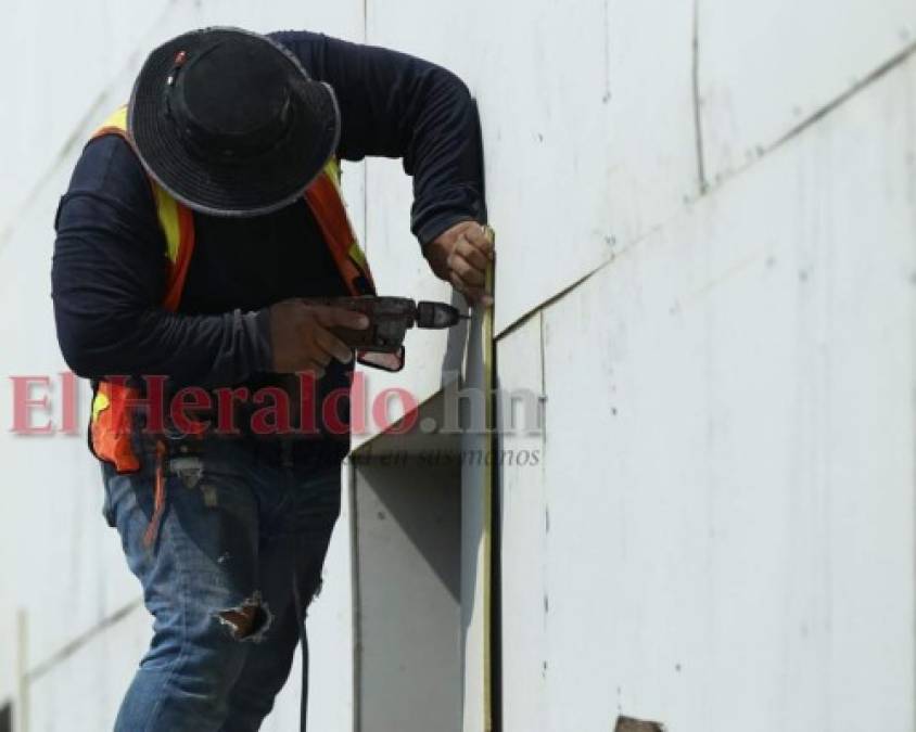 FOTOS: Así avanza la reconstrucción en los mercados de Comayagüela