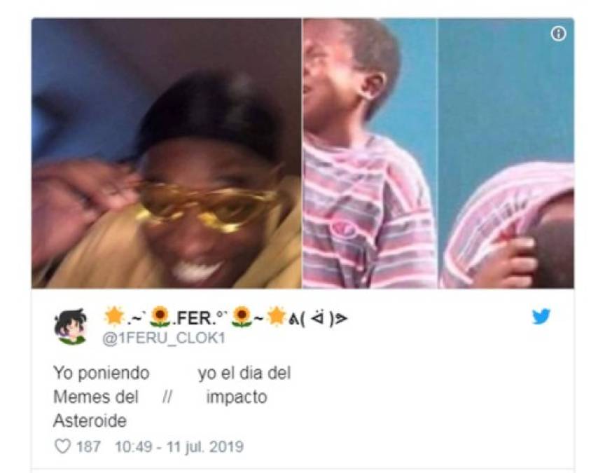 Los divertidos memes del meteorito y 'el fin del mundo' este 3 de octubre