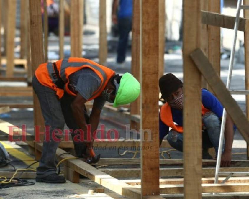 FOTOS: Así avanza la reconstrucción en los mercados de Comayagüela