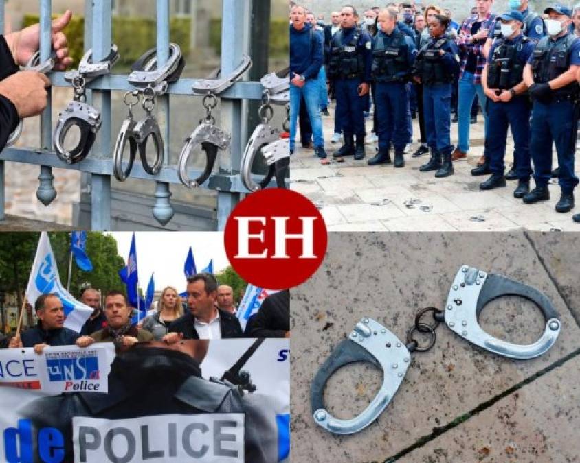 FOTOS: Policía francesa sale a las calles para rechazar acusaciones de racismo