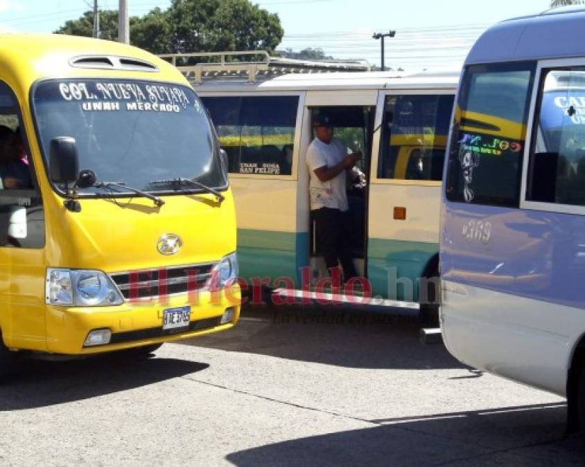 FOTOS: Así operará el sector transporte durante reapertura en Honduras