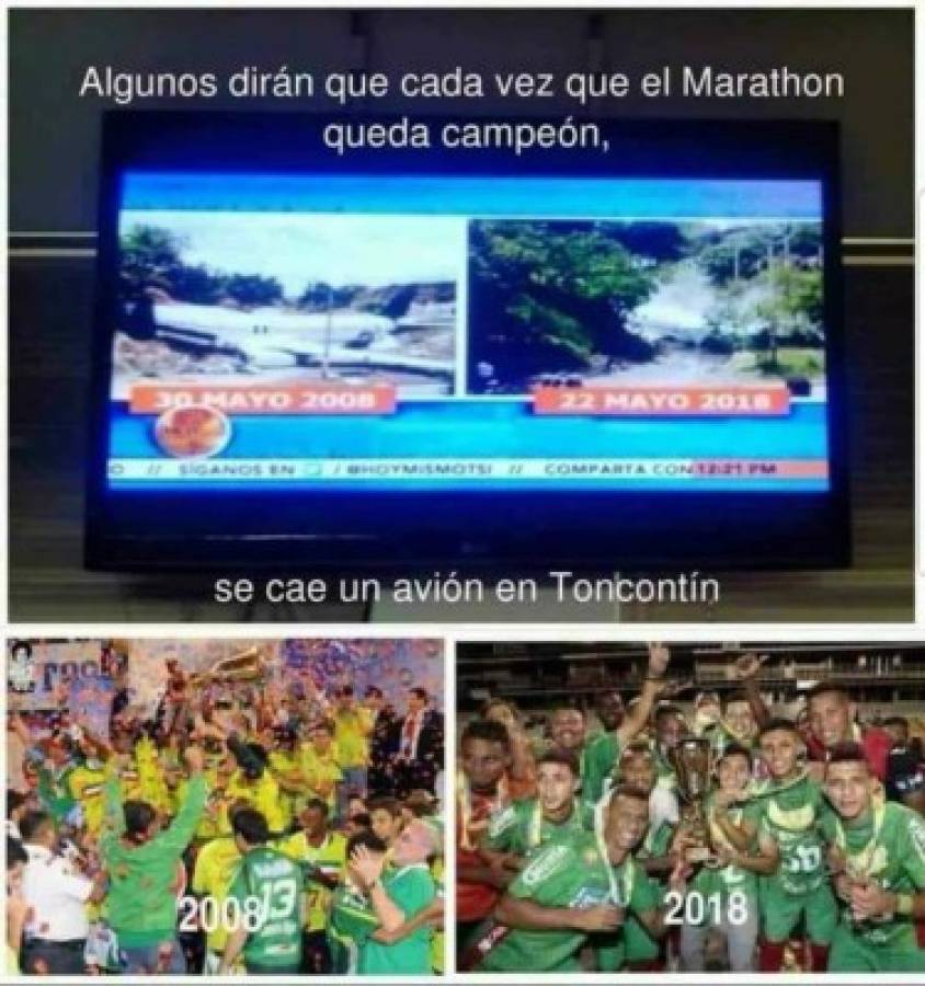 Gana Marathón y se cae un avión, el curioso meme que se viraliza en las redes sociales