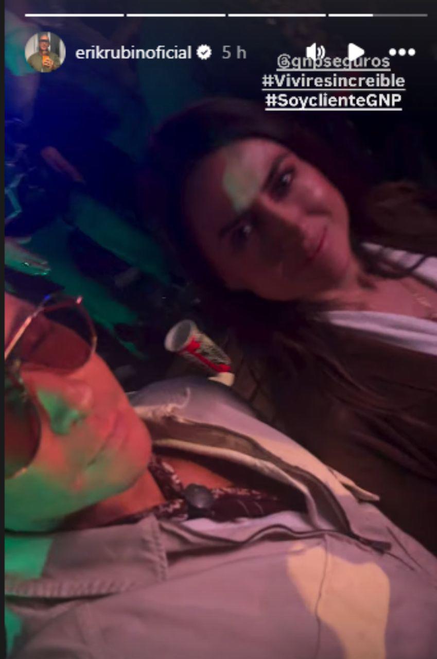 Erik Rubín, exesposo de Andrea Legarreta, se deja ver con su nueva novia