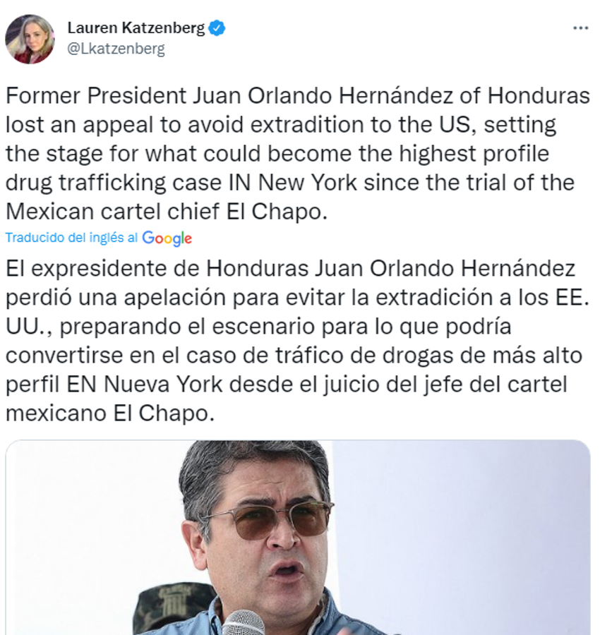 “JOH pierde su último recurso”: las reacciones en el mundo tras decisión de la Corte