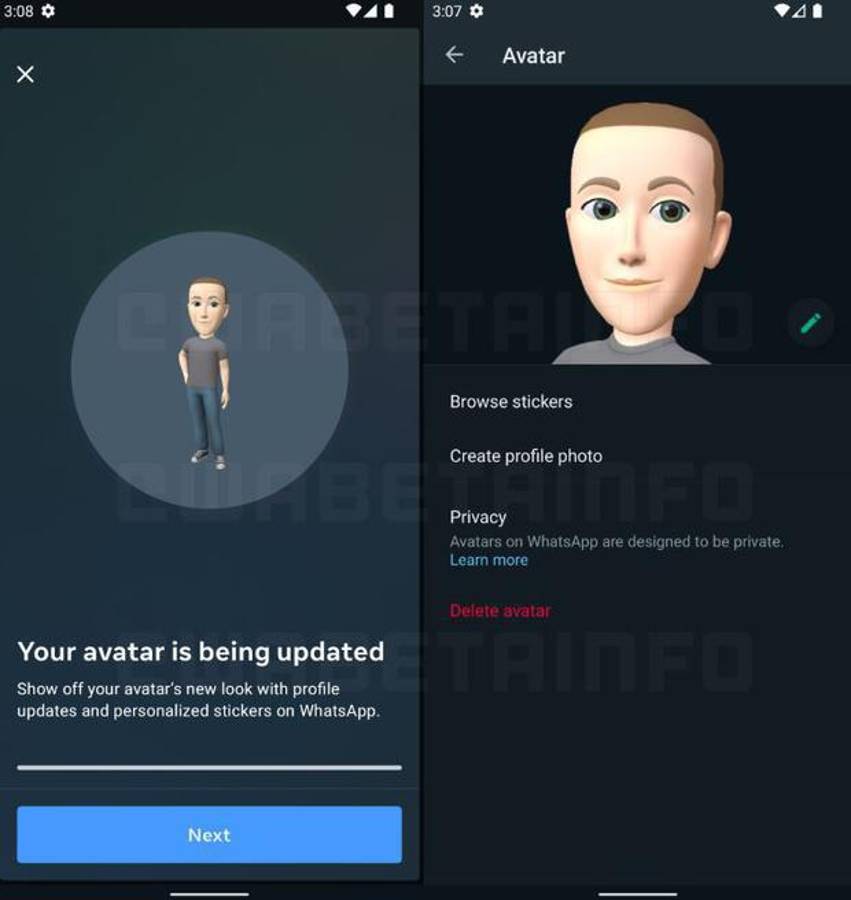 WhatsApp tendrá disponibles avatares al estilo de Instagram y Facebook