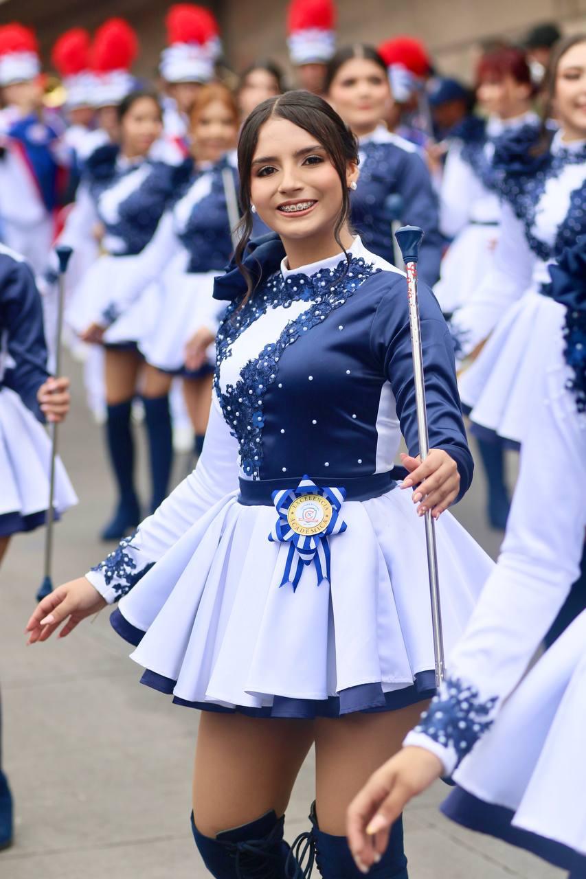 Rostros de las bellas palillonas que destacaron en estos desfiles patrios 2026
